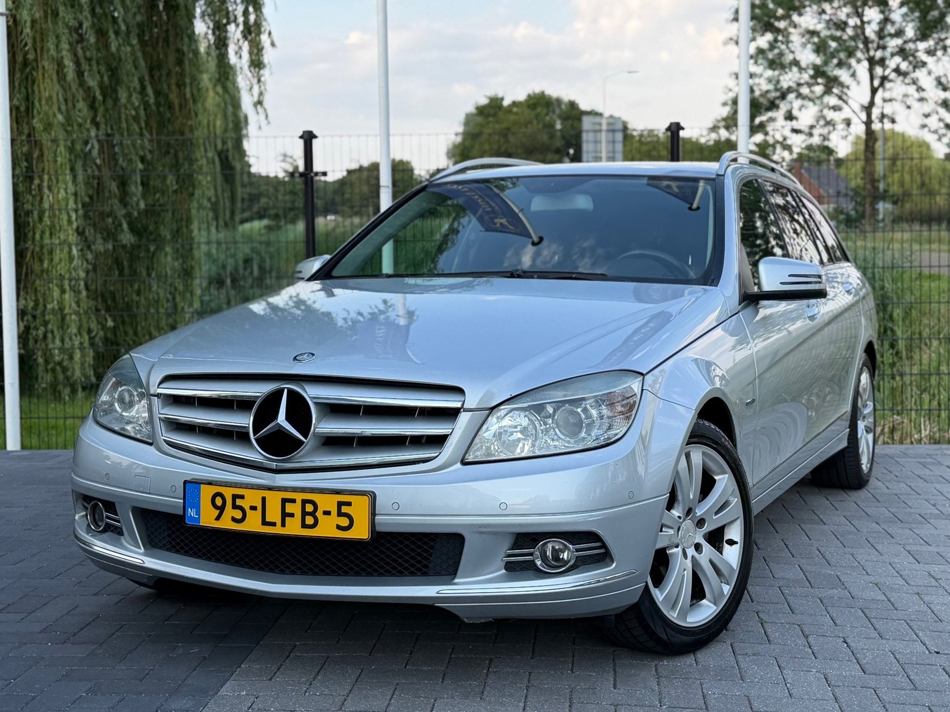 Mercedes-Benz C-klasse Estate 180 K BlueEFFICIENCY Avantgard, Achterwielaandrijving, Zwart, Origineel Nederlands, Euro 4