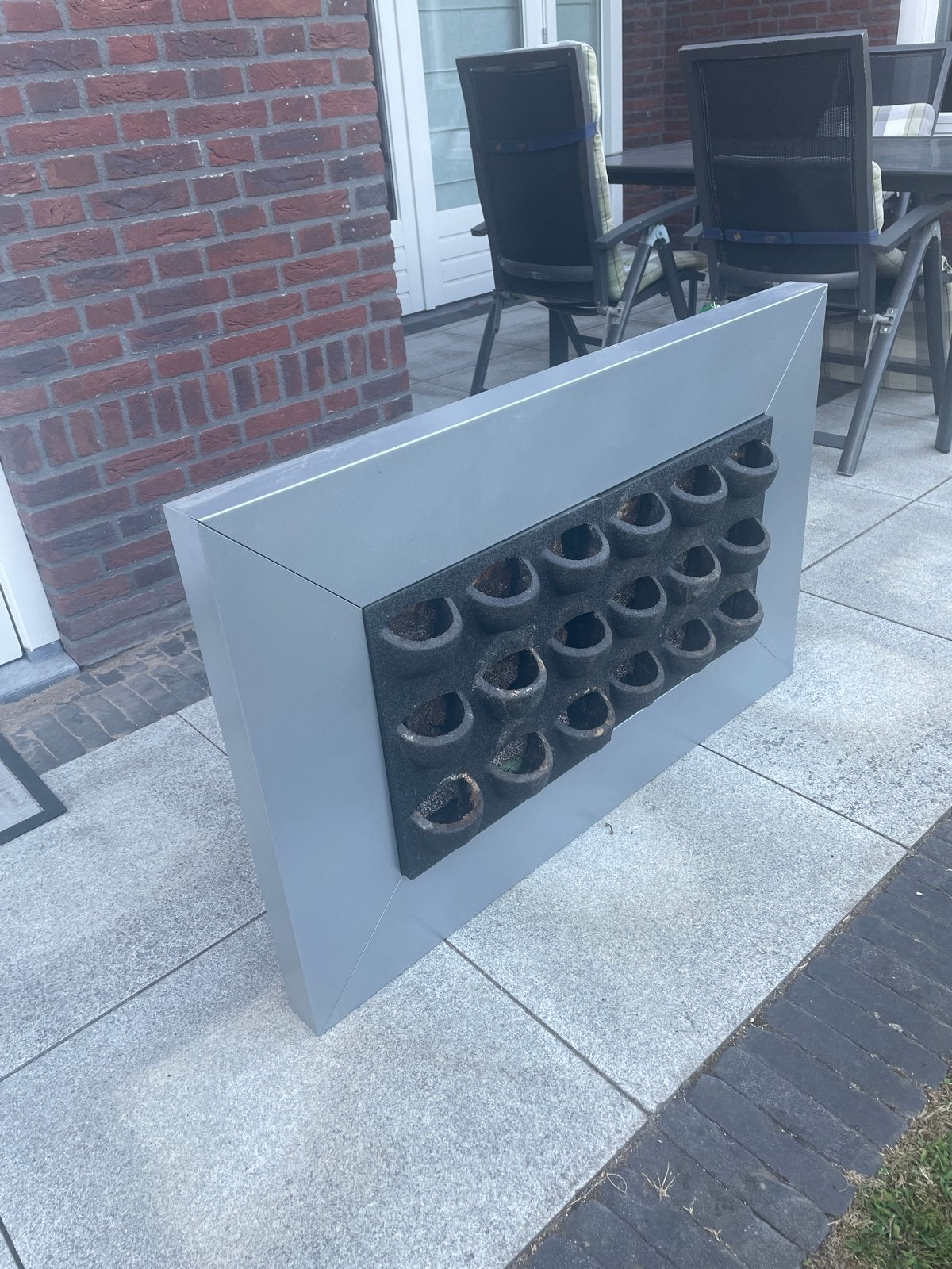 Verticale Tuin / Plantenwand - Grijs, Ophalen, 100 cm of meer, Zo goed als nieuw, Binnen