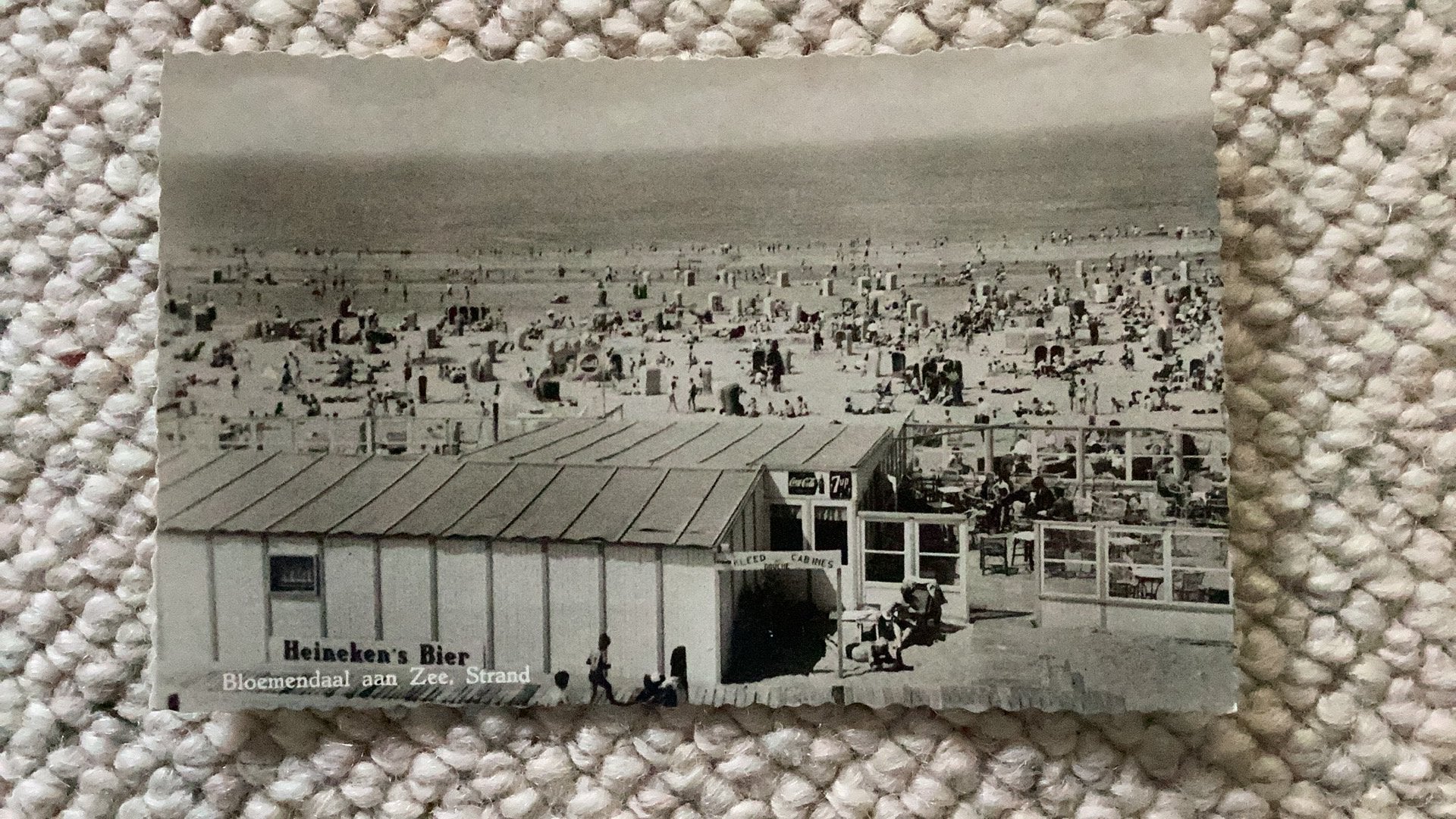 Ansichtkaart Bloemendaal aan Zee Strand 1960. 971, Ophalen of Verzenden, 1940 tot 1960, Gelopen, Noord-Holland