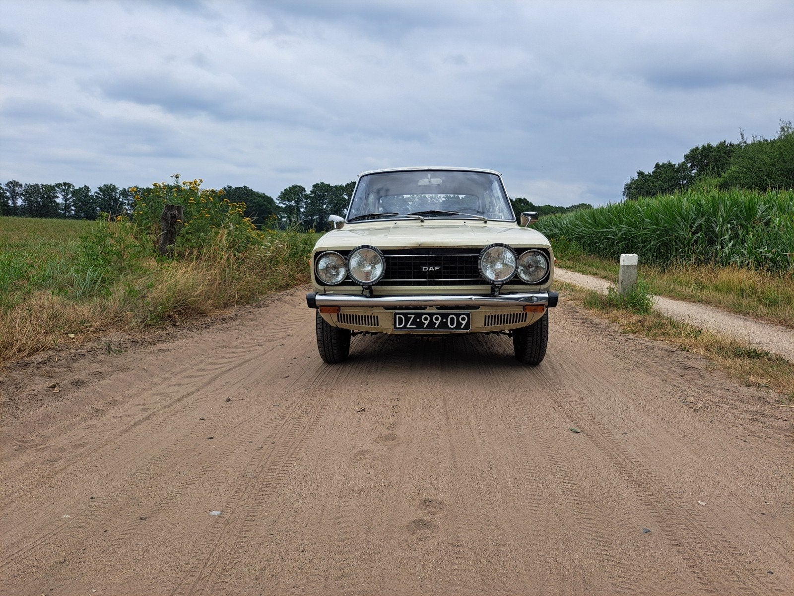 DAF 1972 Wit, Auto's, Overige Auto's, Particulier, Benzine, Sedan, Geïmporteerd, Wit, Ophalen