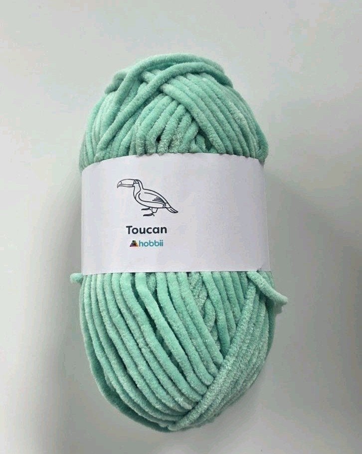 mintgroen chenille garen, Ophalen of Verzenden, Nieuw, Breien of Haken, Wol of Garen