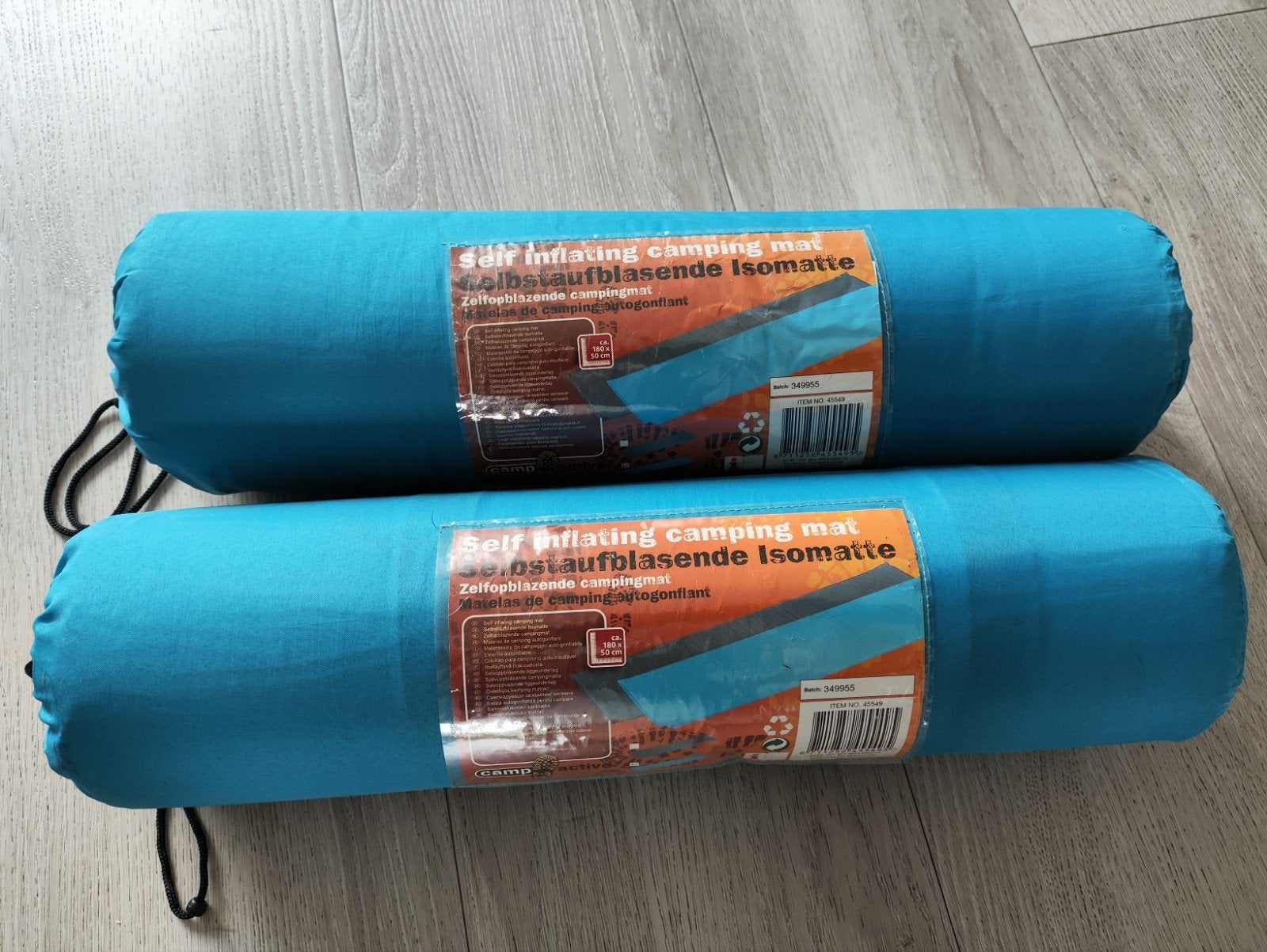 Zelfopblaasbare camping slaap mat - 180x50 cm, Ophalen of Verzenden, Zo goed als nieuw, 1-persoons