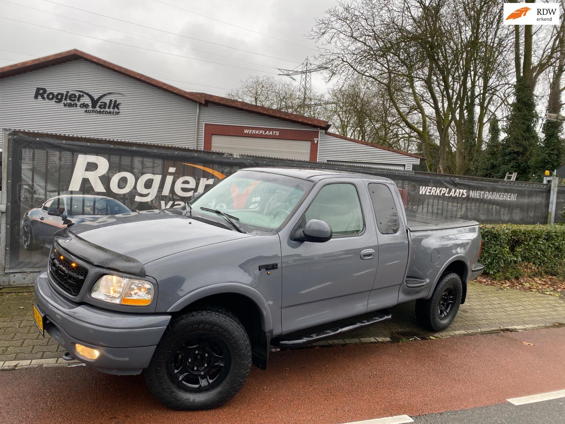 Ford F150 LARIAT SUPERCAB FLARESIDE 6,5 BOX LPG, Auto's, Bestelauto's, Automaat, Gebruikt, 5400 cc, Leder