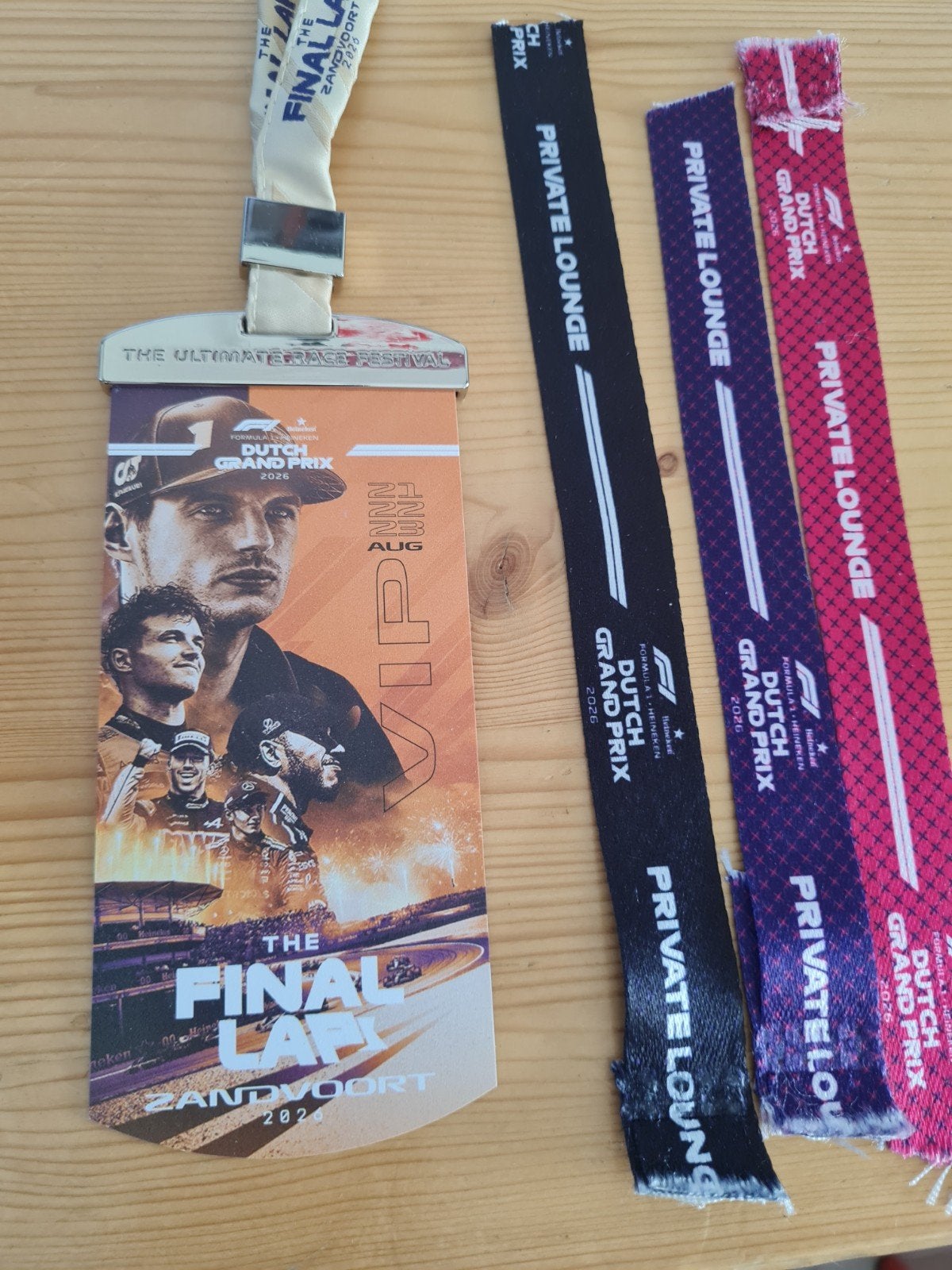 Zandvoort Final Lap VIP pas, Tickets en Kaartjes, Eén persoon
