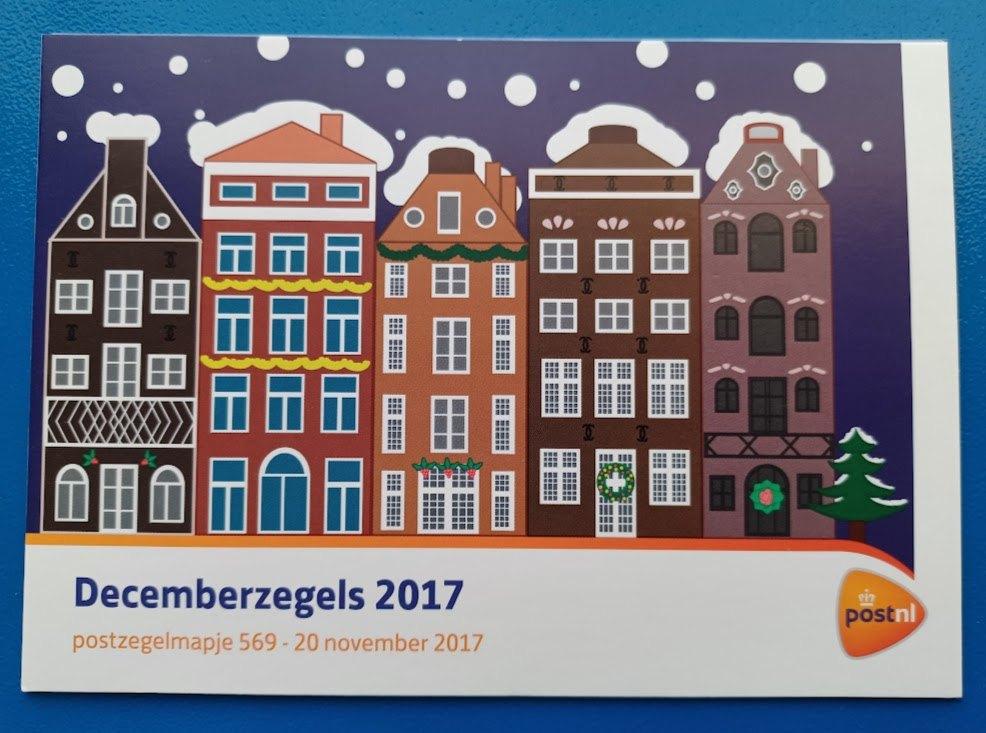Postzegelmapje 569 - Decemberzegels 2017, Verzenden, Na 1940, Postfris