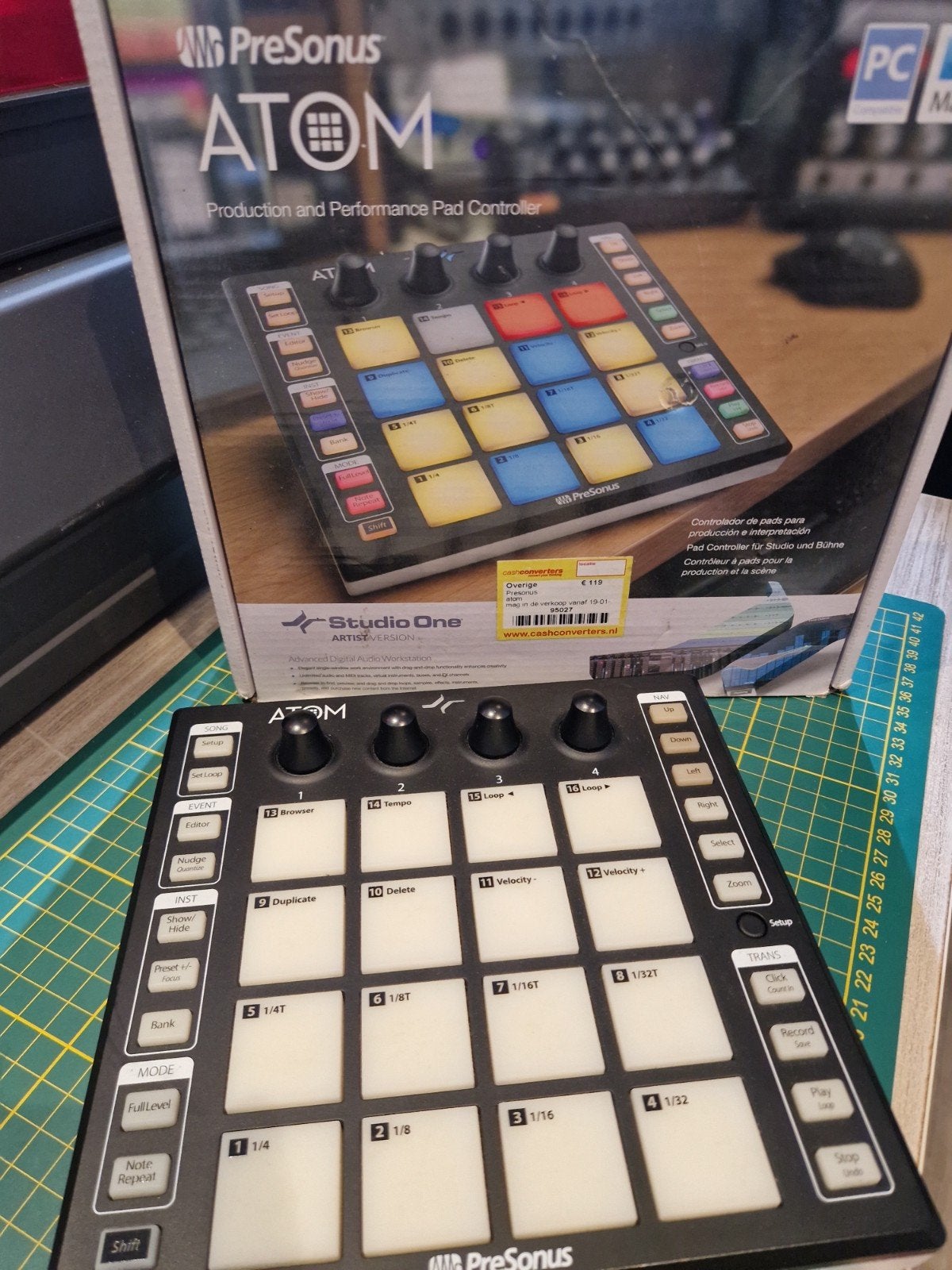 PreSonus Atom Beatmaker MIDI Instrument, Ophalen, Zo goed als nieuw