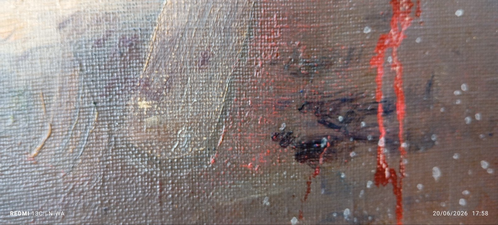 Painting oil, Ophalen