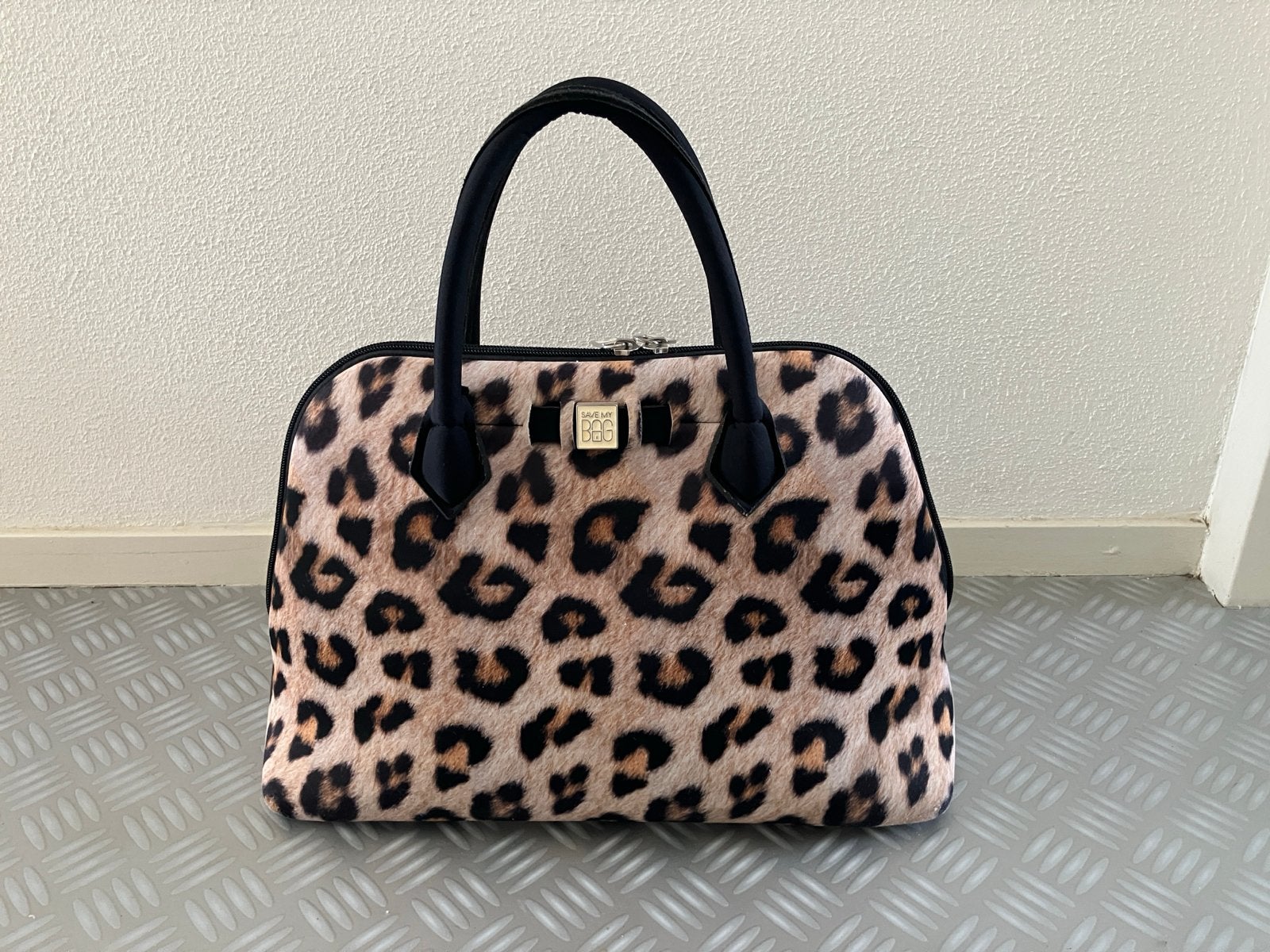 Save My Bag handtas met luipaardprint, Ophalen of Verzenden, Zo goed als nieuw, Overige kleuren, Handtas