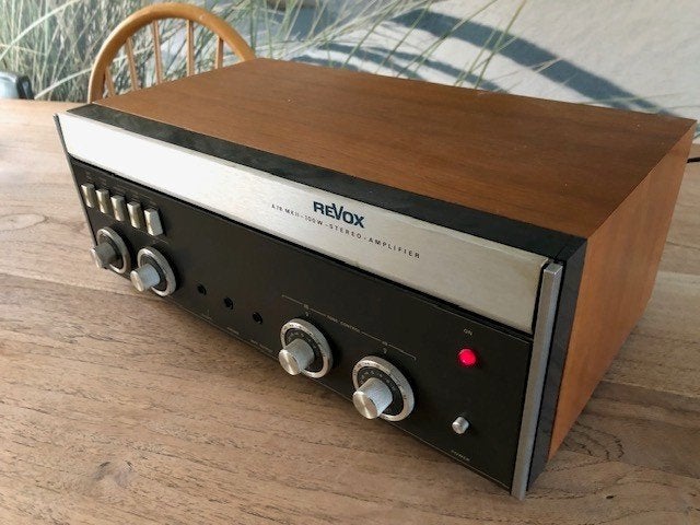 Revox A78 MK II – Unieke vintage stereo hifi-versterker, Ophalen, Gebruikt, 60 tot 120 watt, Overige merken