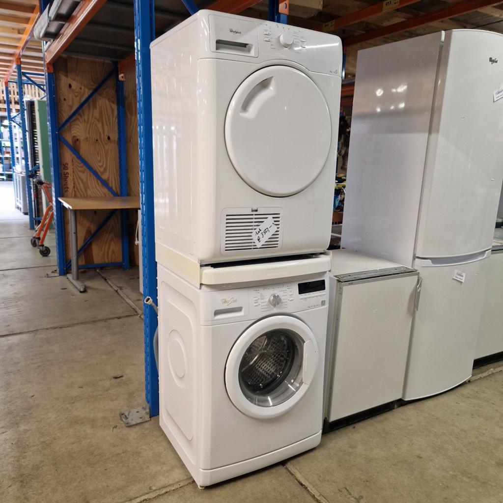 Whirlpool wasmachine en droger set - 7kg, Ophalen, 6 tot 8 kg, ., Whirlpool