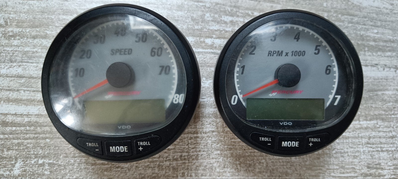 Mercury/Mariner smartcraft meters. 4 takt/4 stroke. Optimax, Watersport en Boten, Ophalen of Verzenden, Motor en Techniek