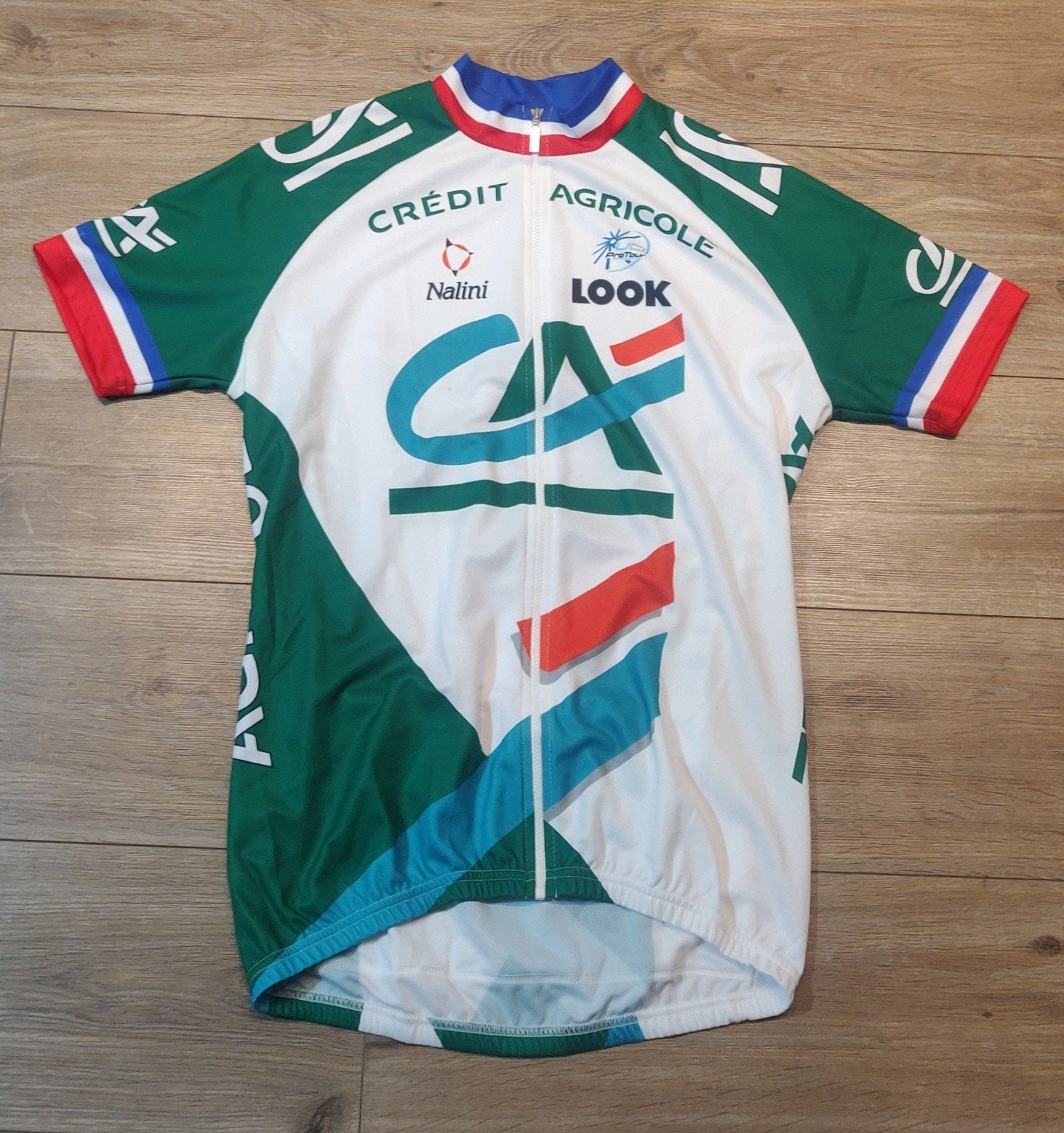 Wielershirt Credit Agricole, Ophalen of Verzenden, Zo goed als nieuw, Kleding