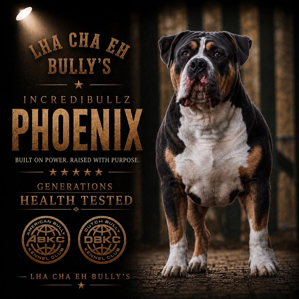 American bully XL Blue tri Dekreu *Getest *ABKC, Dieren en Toebehoren, Parvo, Eén hond, 3 tot 5 jaar, Nederland