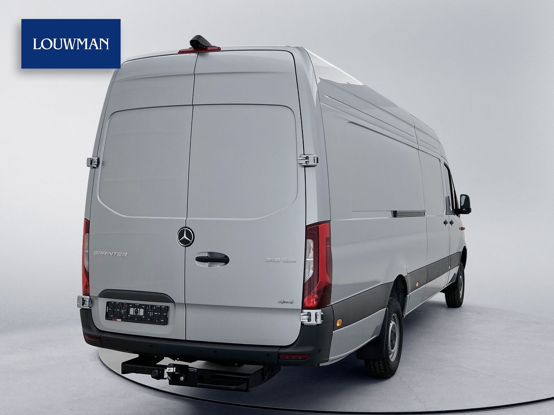 Mercedes-Benz Sprinter 319 CDI L4H2 Pro 4x4 Nieuwstaat Distr, Gebruikt, Zwart, 2000 kg, Bedrijf