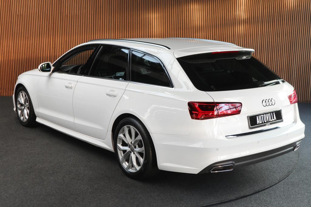 Audi A6 Avant 50 TDI quattro Navi Leer Elektr achterklep PDC, Automaat, 2000 kg, Leder en Stof, Wit