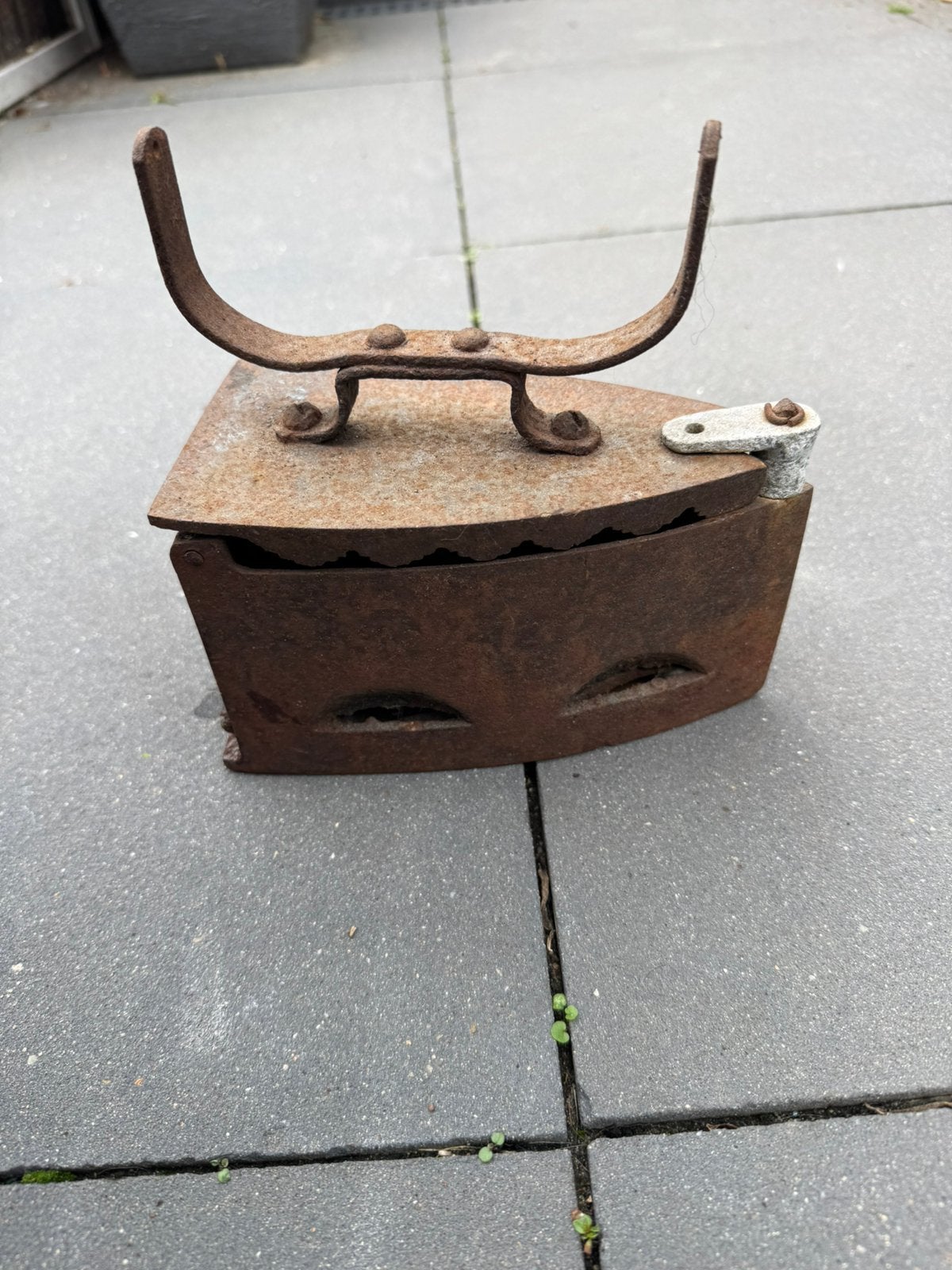 Vintage strijkijzer, Antiek en Kunst, Antiek | Gereedschap en Instrumenten, Ophalen of Verzenden