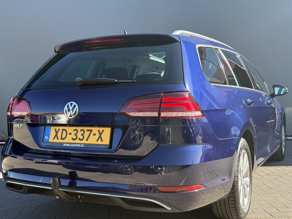 Volkswagen Golf Variant BWJ 2019 1.0 TSI 116 PK Comfortline, Stof, Gebruikt, Met garantie (alle), Blauw