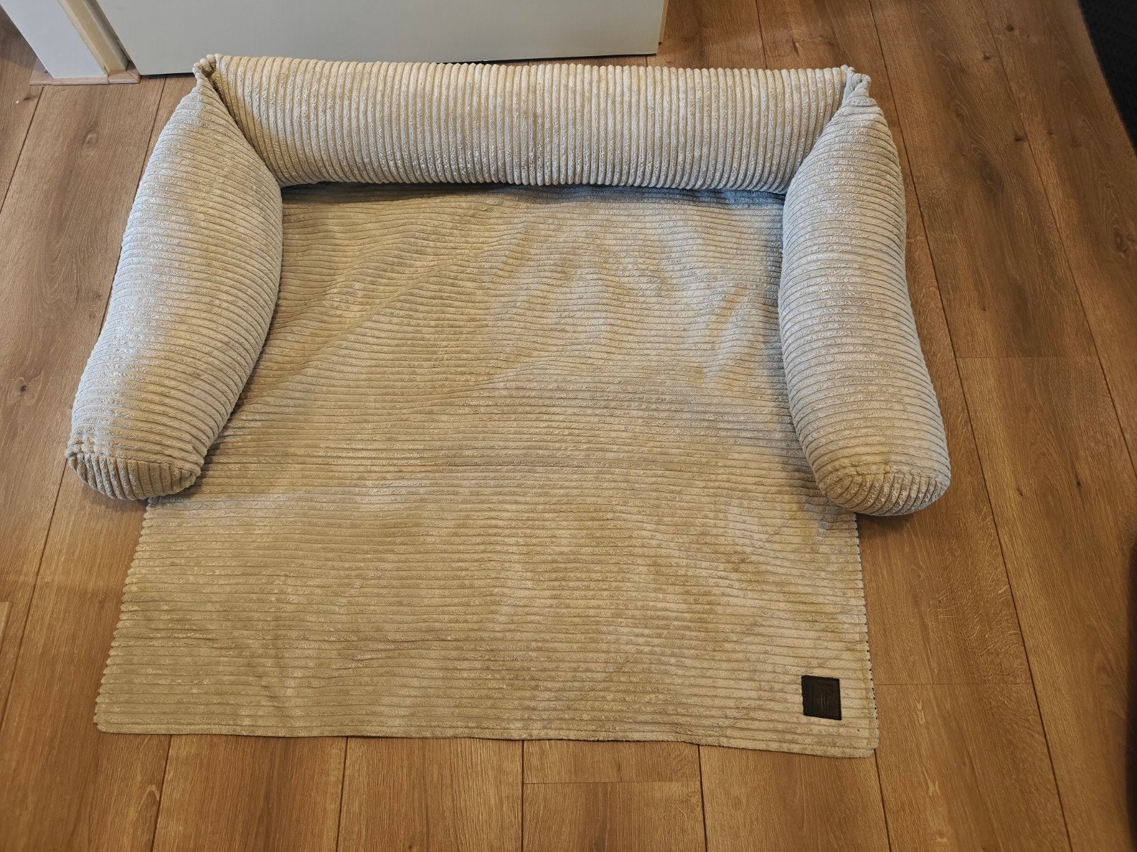 Bank kussen - Ribstof - Designed by Lotte - 90*55cm, Ophalen, Zo goed als nieuw, Polyester