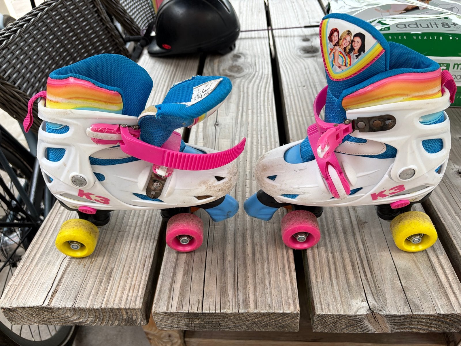 K3 rolschaatsen verstelbaar maat 35-38, Ophalen, Verstelbaar, Gebruikt, Kinderen