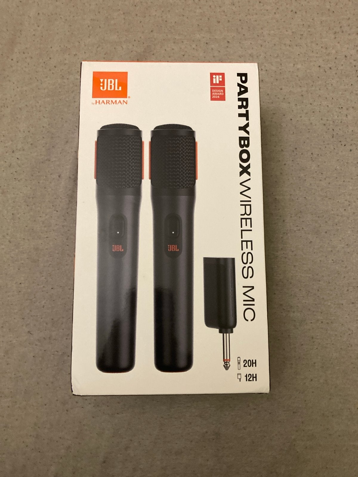 Nieuwe JBL PartyBox Draadloze Microfoon Set (2 stuks)