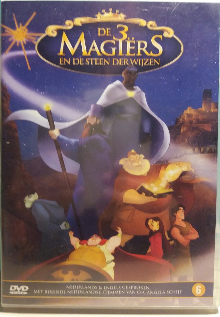De 3 Magiërs en de Steen der Wijzen - Krasvrije DVD, Alle leeftijden, Ophalen of Verzenden, Zo goed als nieuw, Familie