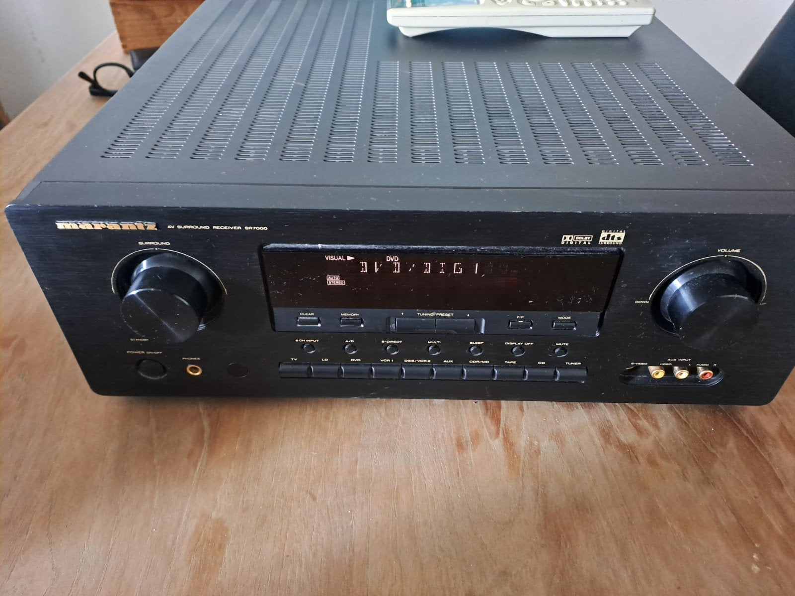 Marantz SR5000 Surround Receiver met Afstandsbediening, Marantz, Gebruikt, Ophalen of Verzenden, 60 tot 120 watt