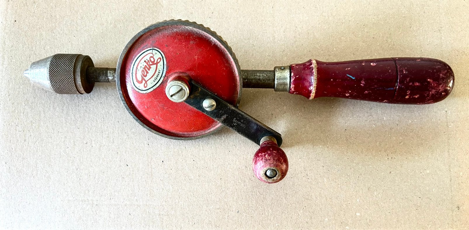 Vintage Genko handboor, Ophalen of Verzenden, Gebruikt, Overige typen, Overige merken
