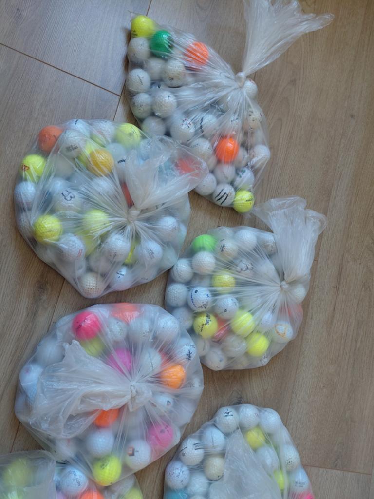 50 gebruikte golfballen (diverse merken), Sport en Fitness, Golf, Ophalen, Gebruikt, Bal(len)