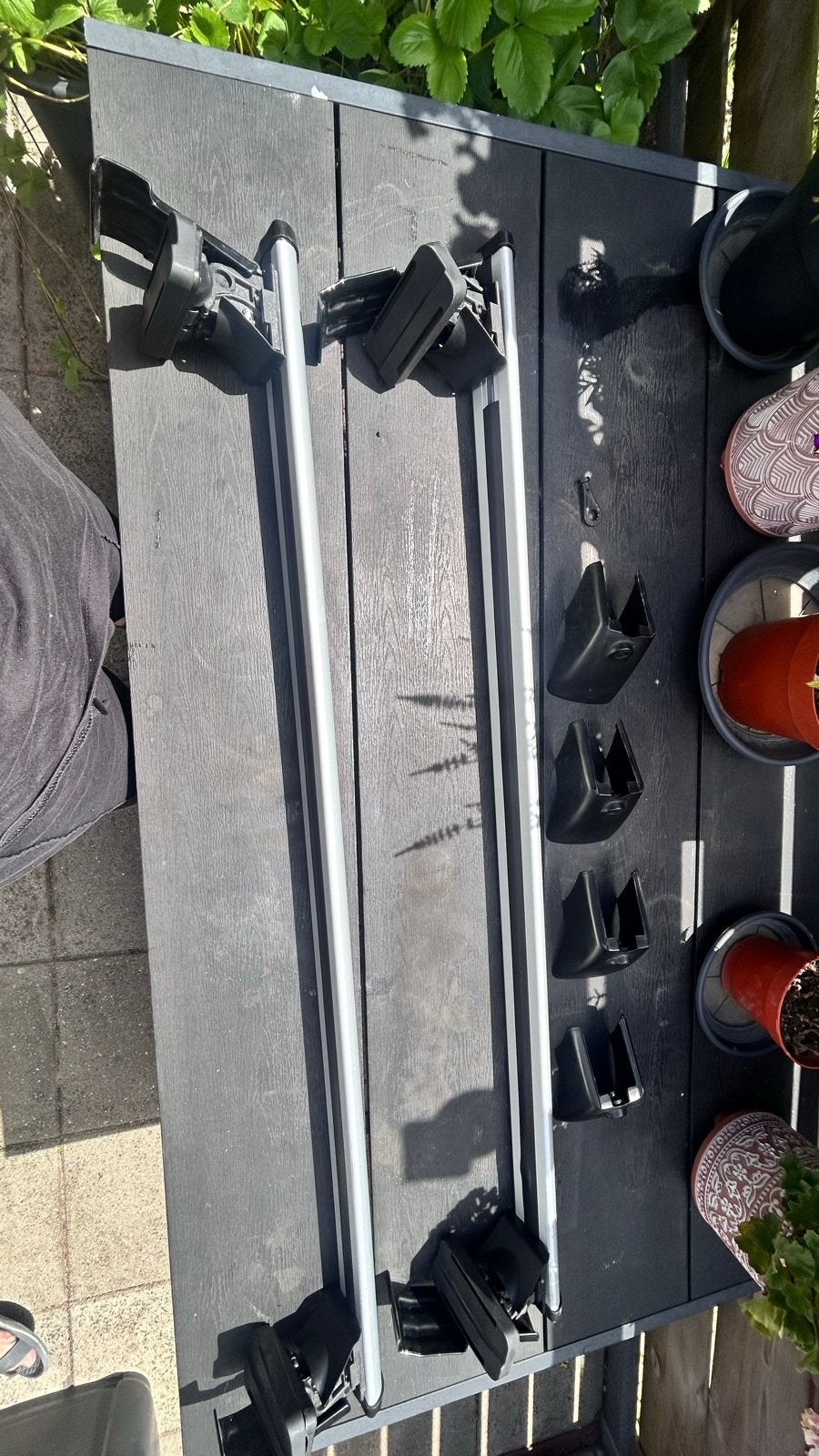 Farad dakdrager met kapjes 1.20m, Auto diversen, Dakdragers, Ophalen, Gebruikt