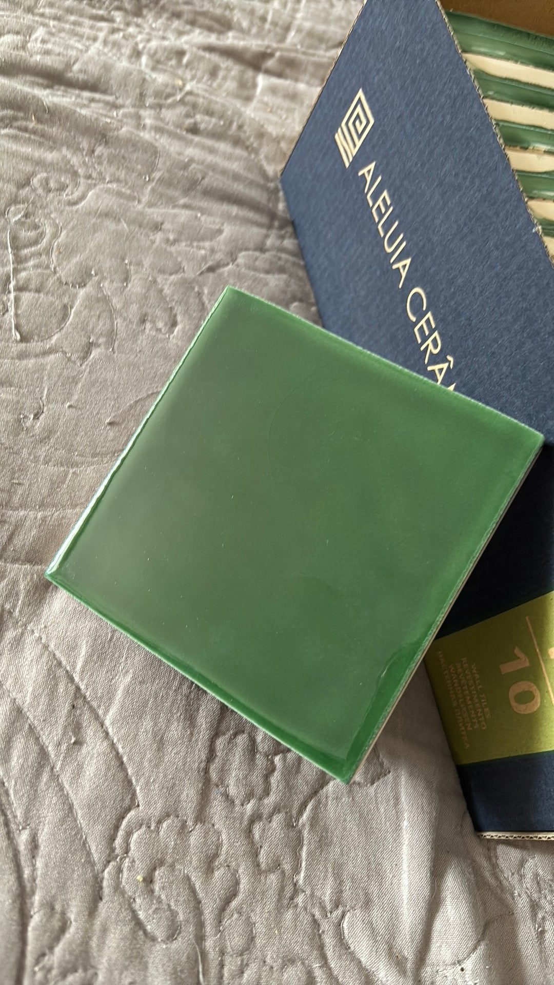 Verkoopstunt: Nieuwe groene wandtegels 10x10 cm, Ophalen, Nieuw, Minder dan 20 cm, Minder dan 5 m²