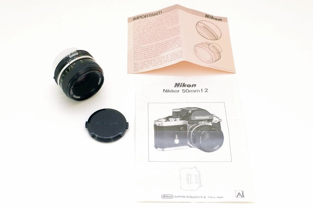 Nikon AI Nikkor 50mm f/2 prime lens F-mount, Audio, Tv en Foto, Fotografie | Lenzen en Objectieven, Gebruikt, Verzenden, Nikon