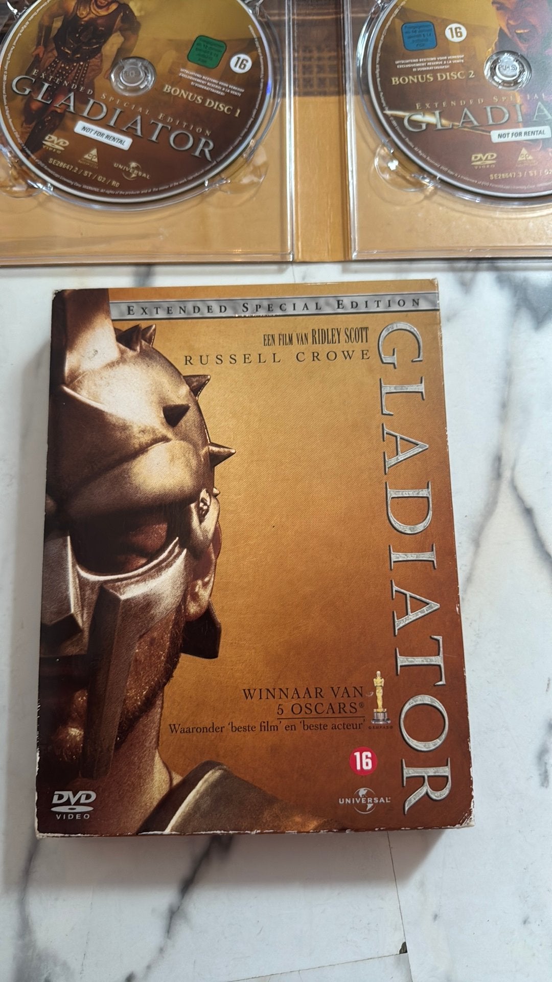 Gladiator Extended Special edition, Vanaf 16 jaar, Ophalen, Zo goed als nieuw