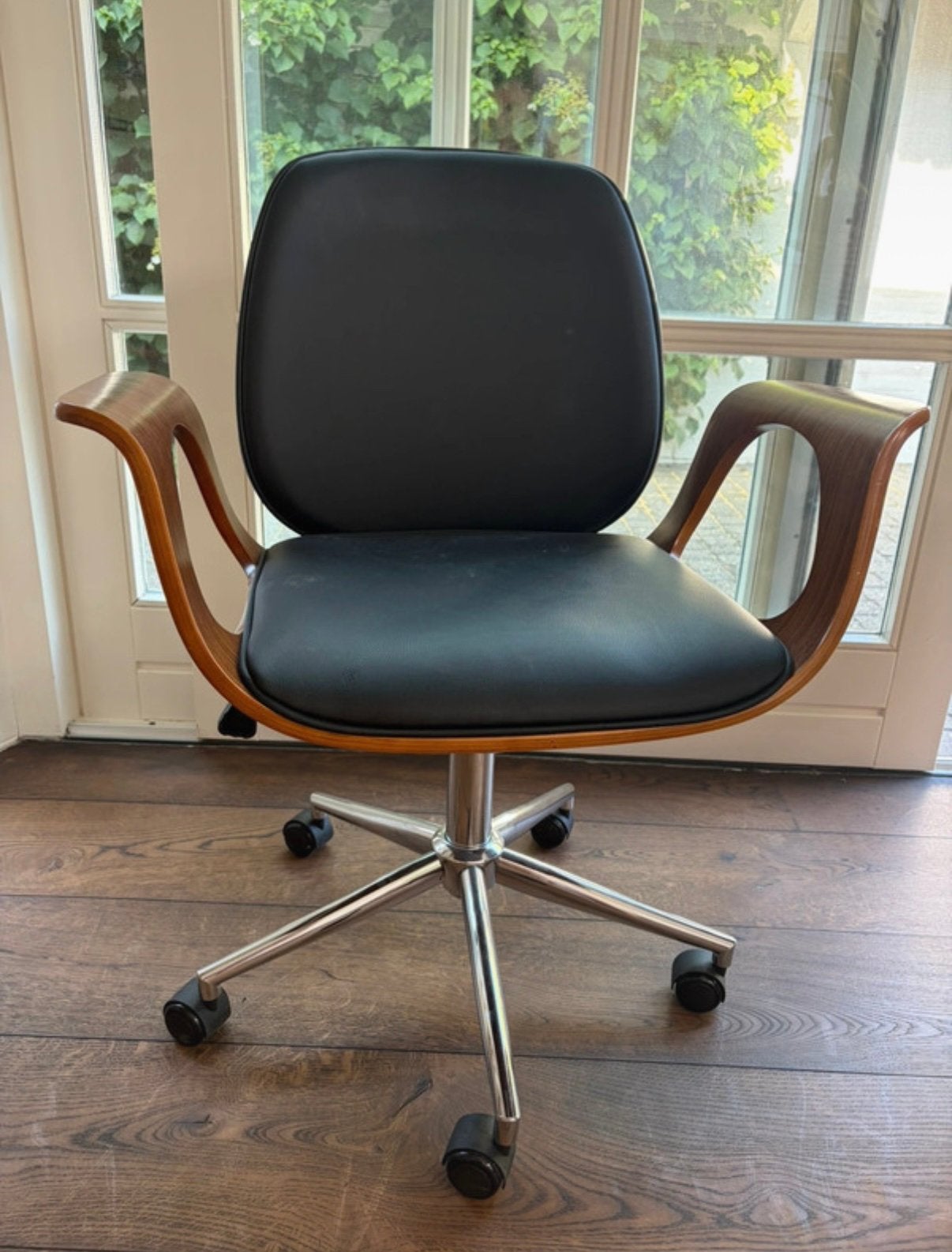 Design bureaustoel PATRON van Kare Design, Ophalen, Nieuw, Zwart, Bureaustoel