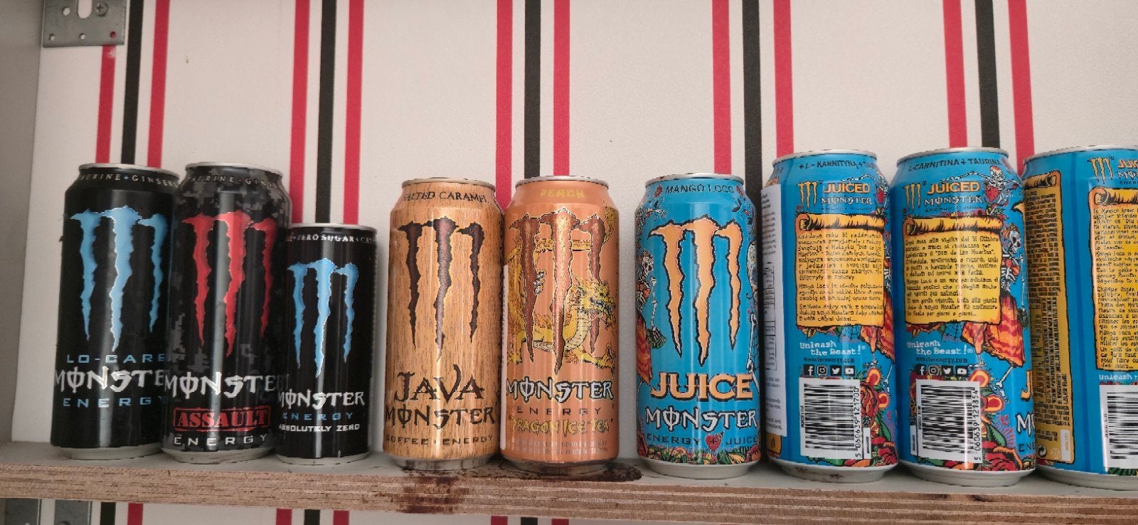 lege Monster Energy blikken, Ophalen of Verzenden