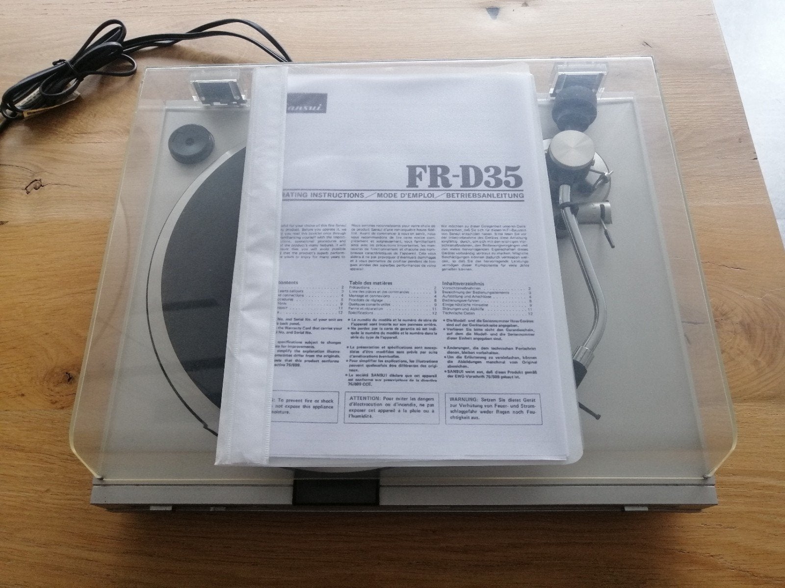 Te koop Sansui platenspeler., Ophalen, Overige merken
