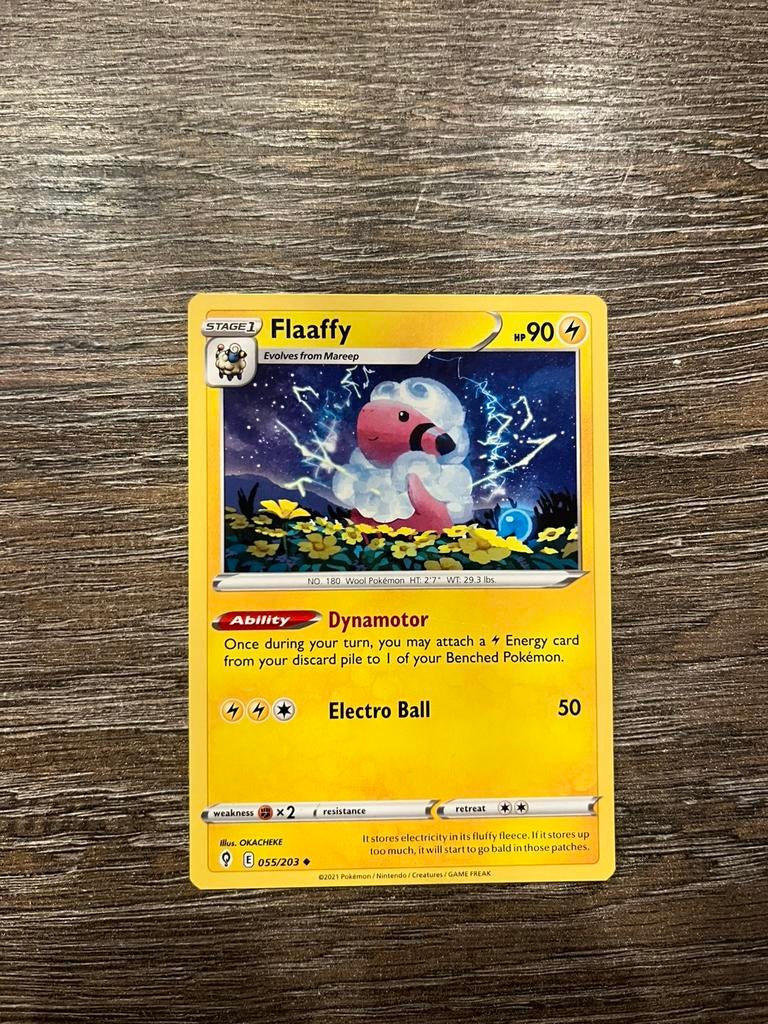 Flaaffy EVS 055/203, Ophalen of Verzenden, Zo goed als nieuw