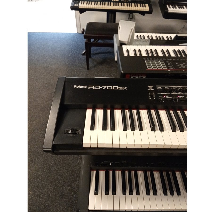 Roland RD-700SX Stage Piano - Occasion, https://www.roland.com/nl/support/, Gebruikt, Zwart, Digitaal