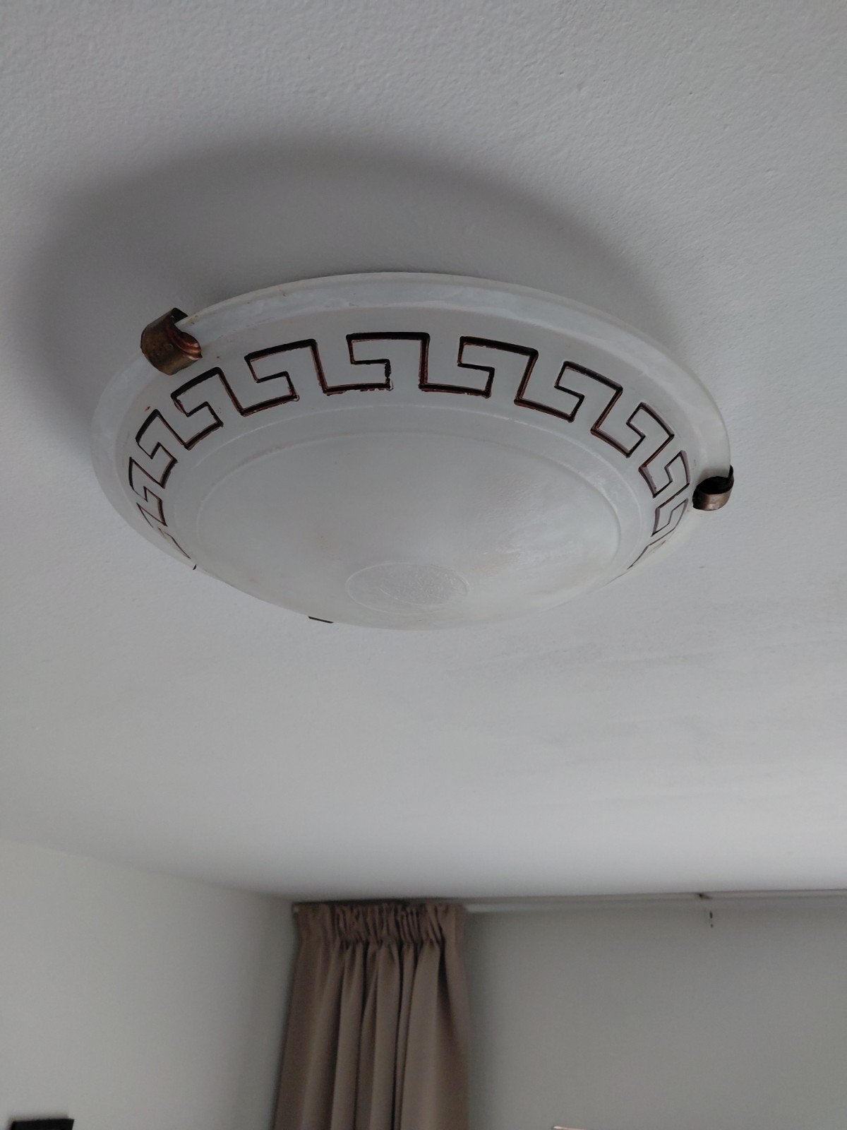 plafondlamp, Huis en Inrichting, Lampen | Plafondlampen, Ophalen, Zo goed als nieuw, Vintage
