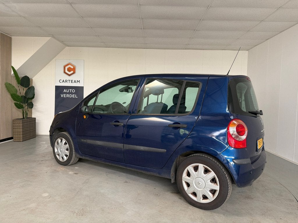Renault Modus 1.6-16V Expression Luxe Automaat, Airco, Auto's, Renault, Gebruikt, 4 cilinders, Blauw, Origineel Nederlands