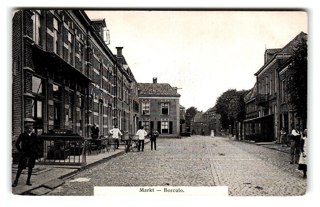 Borculo, Markt, Verzenden, 1920 tot 1940, Ongelopen, Gelderland