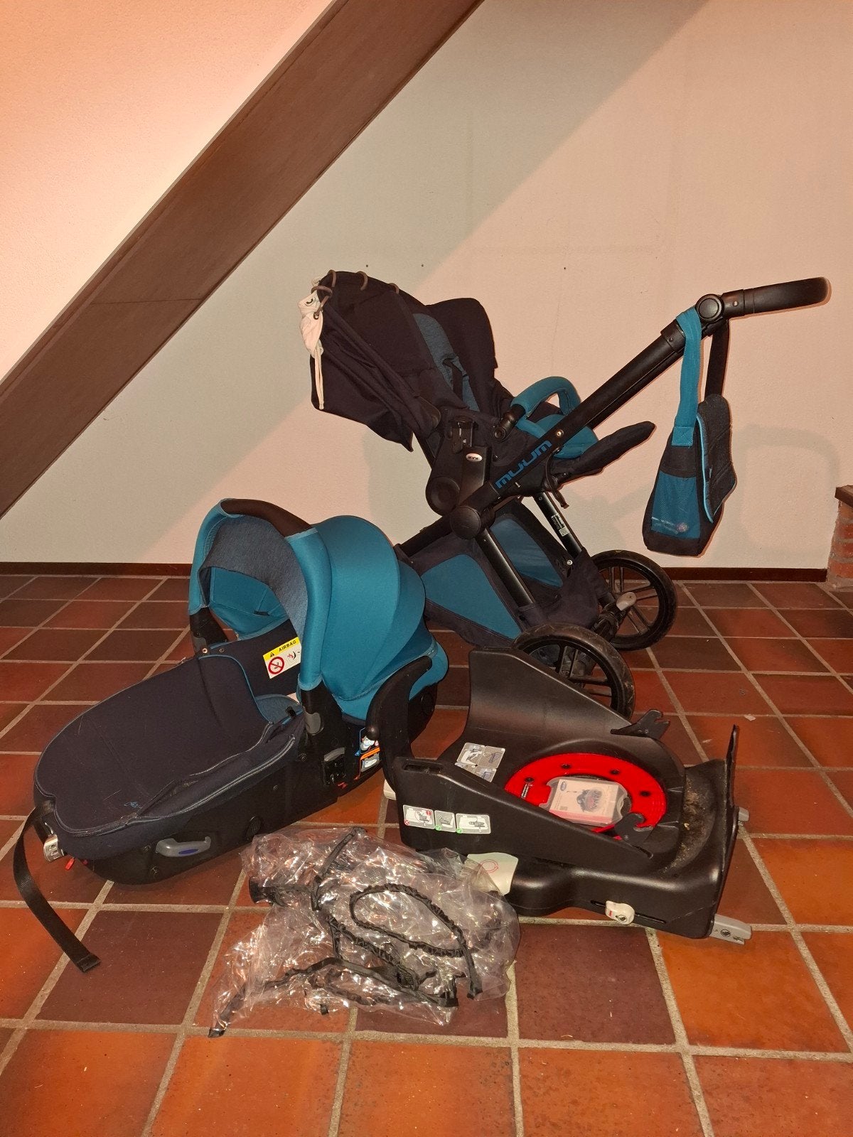Kinderwagen met reisbedje, Ophalen, Gebruikt, Overige merken