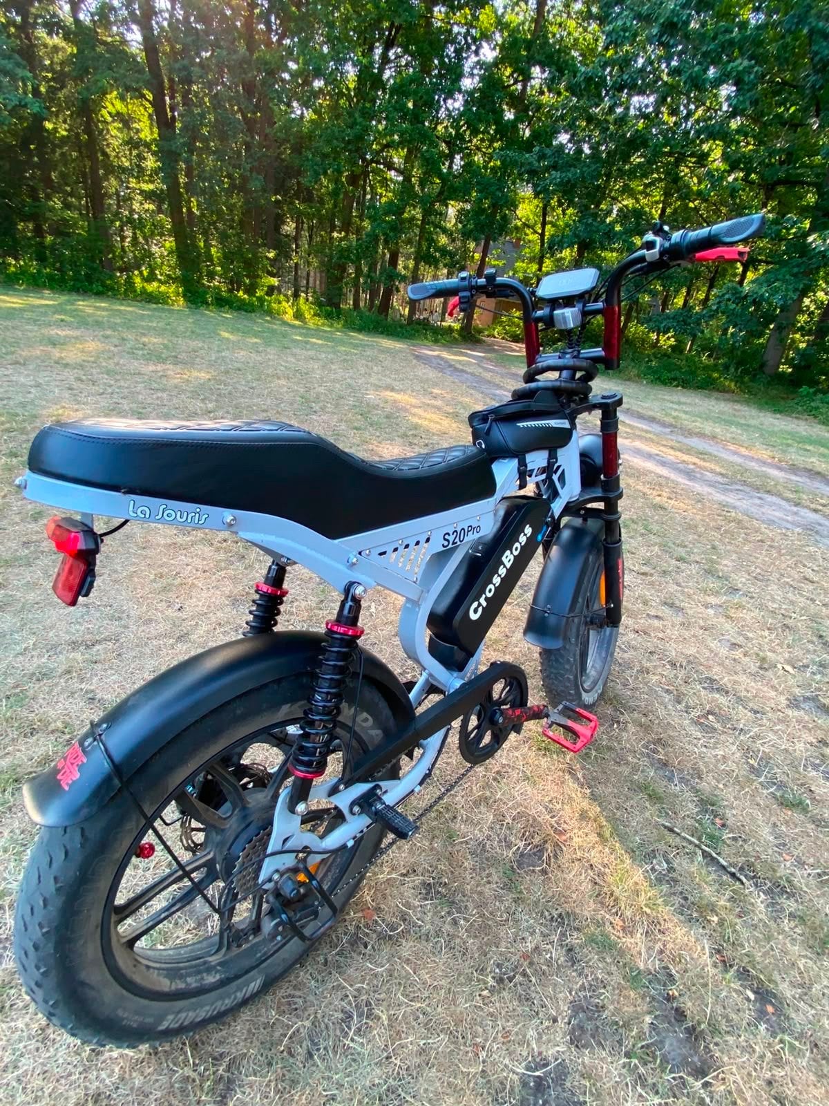 CrossBoss S20 Pro E-bike - Zo goed als nieuw, Fietsen en Brommers, Elektrische fietsen, Zo goed als nieuw, Minder dan 47 cm, 50 km per accu of meer