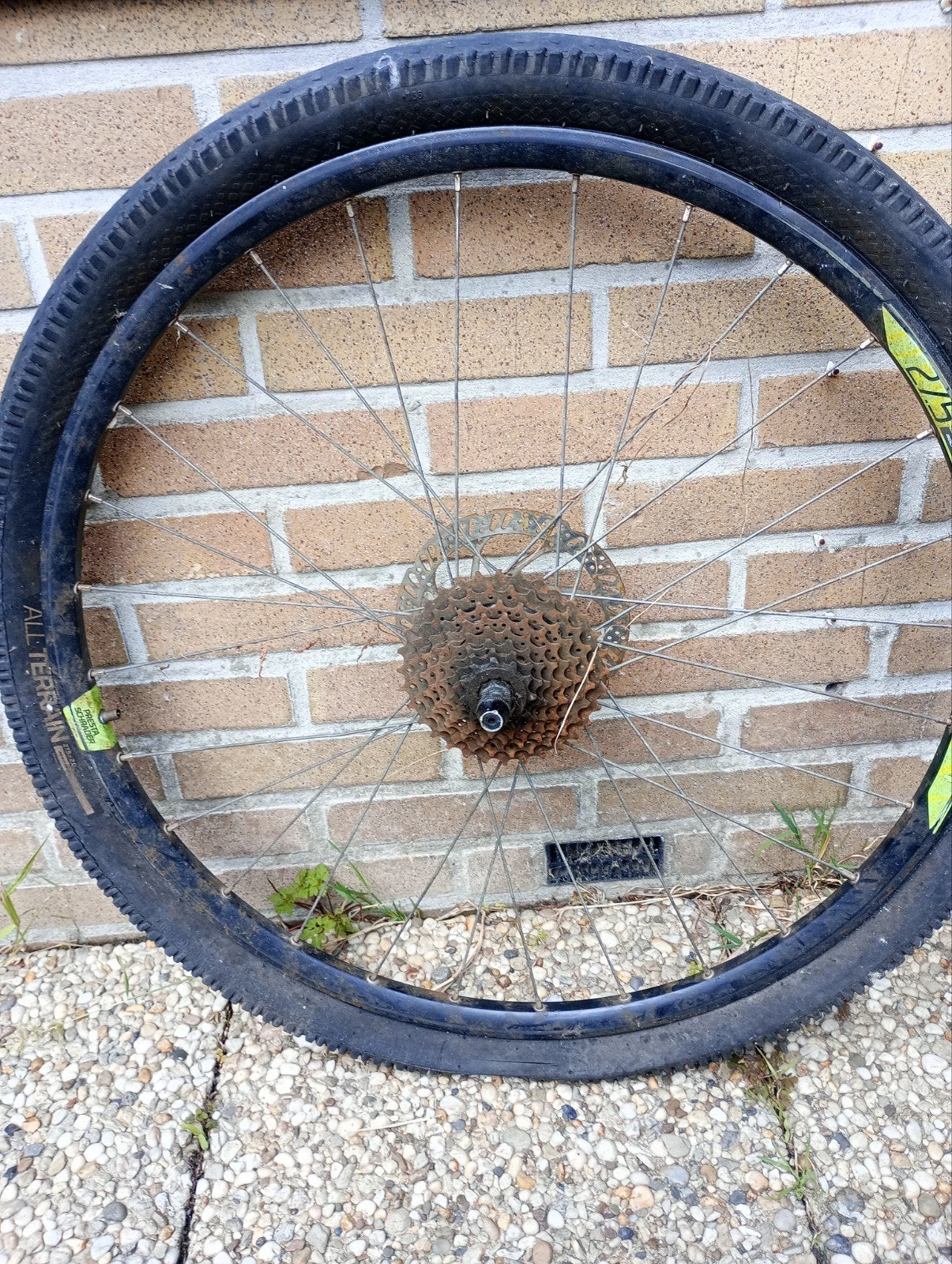 Fietswiel 27,5x20, Ophalen