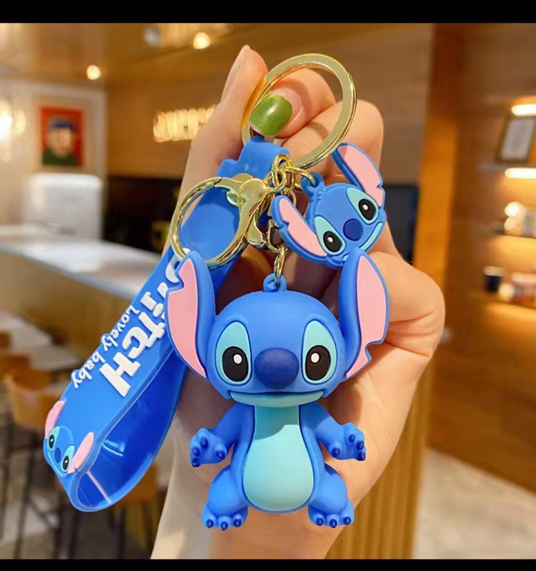 Nieuwe Stitch sleutelhanger met polsbandje, Ophalen of Verzenden, Nieuw, Knuffel of Figuurtje