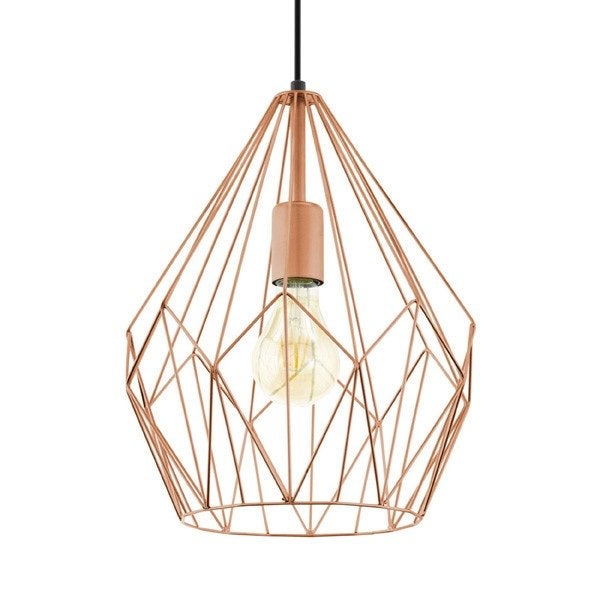 Eglo Carlton en Tarbes hanglampen koper - Zo goed als nieuw, Huis en Inrichting, Modern, Industrieel, Zo goed als nieuw, Metaal