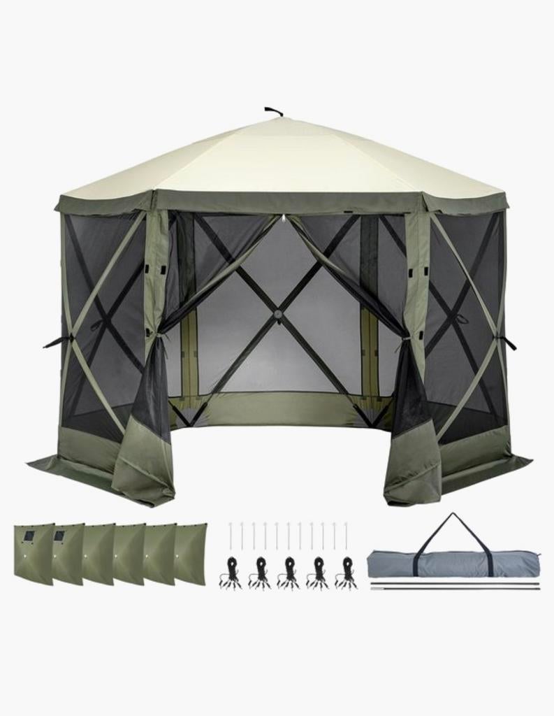 Nieuw: Partytent/Campingpaviljoen 3x3m, Caravans en Kamperen, Tenten, Ophalen, Nieuw