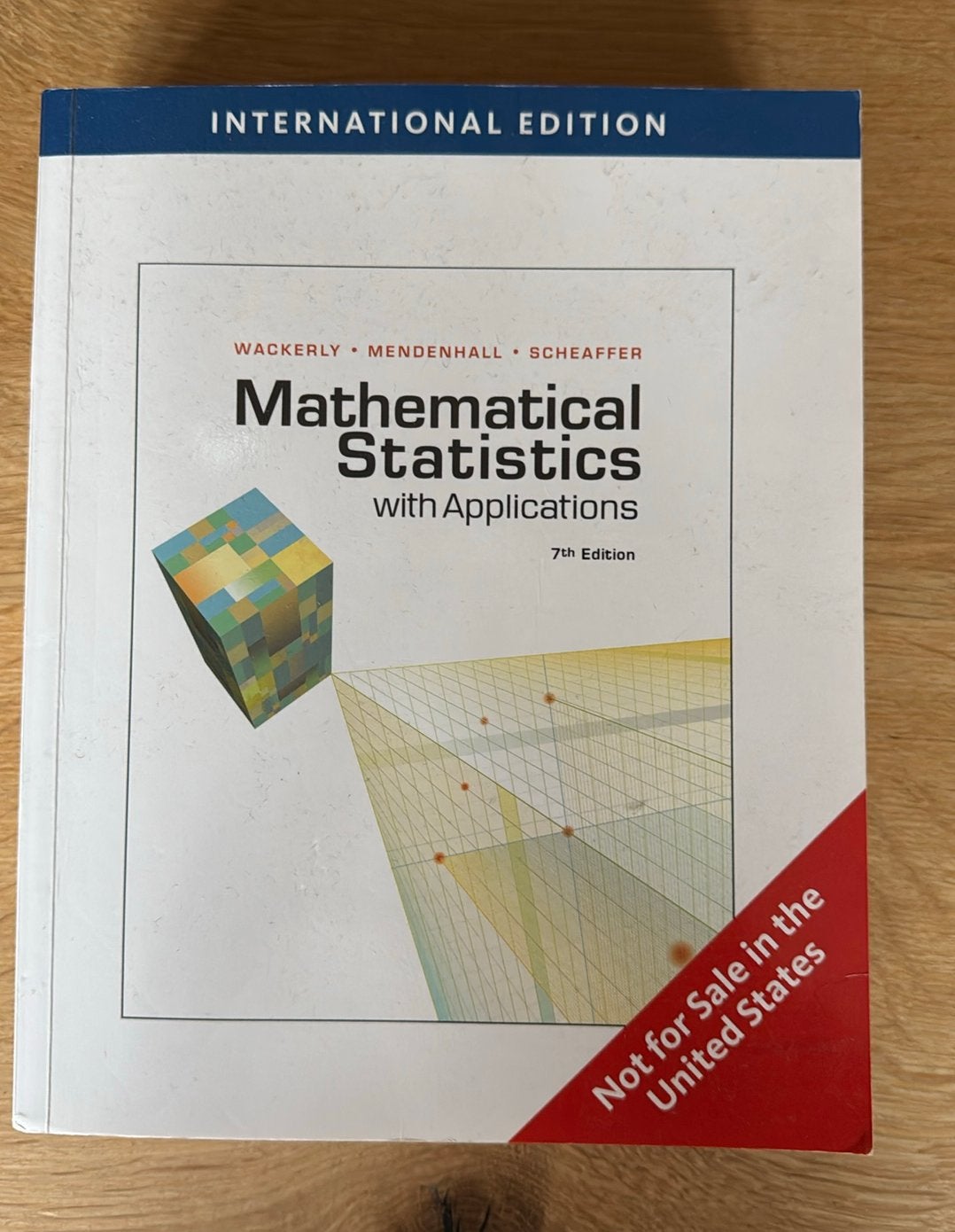 Mathematical Statistics with applications 7th ed, Boeken, Ophalen of Verzenden, Beta, Zo goed als nieuw, WO