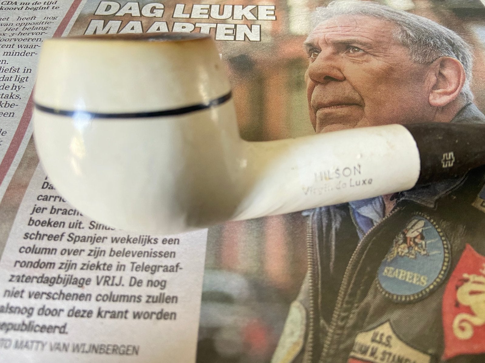 Tabaks Pijpen Rek met vijftal pijpen, Verzamelen, Ophalen of Verzenden, Gebruikt, (Water)pijp