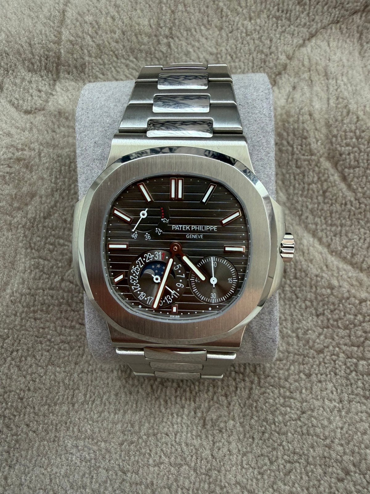 Patek Philippe Nautilus, Ophalen of Verzenden, Staal, Overige merken