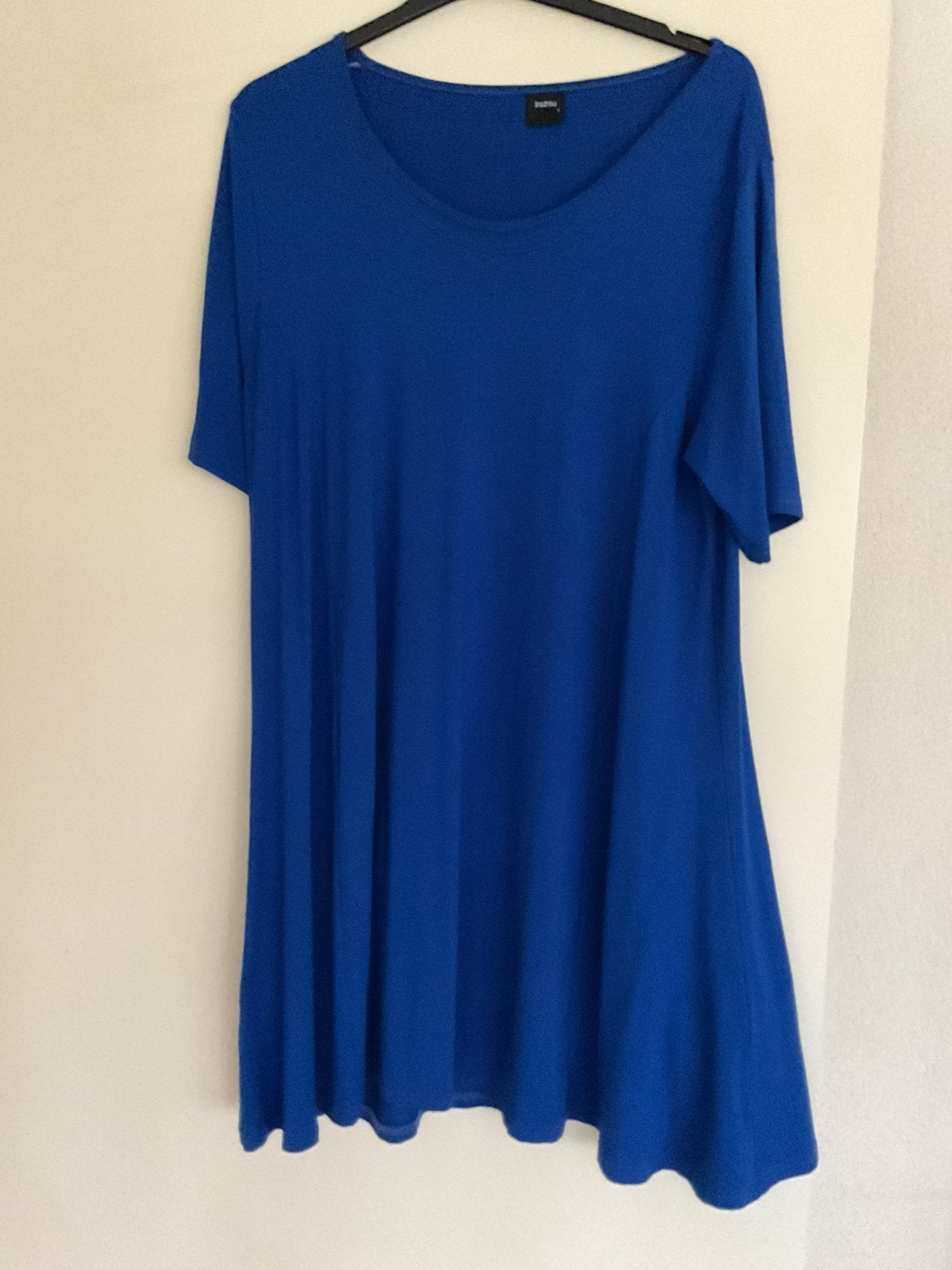 Geweldig mooie jurk van Zazou mt 3 (46. 48), Ophalen of Verzenden, Zo goed als nieuw, Blauw, Jurk